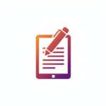 Blog writing icon